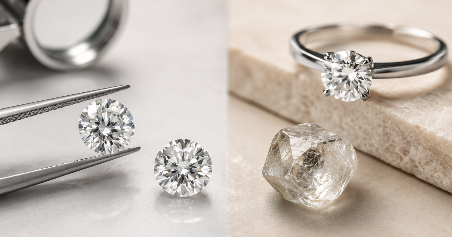 Diamante natural vs. diamante de laboratorio: la guía honesta