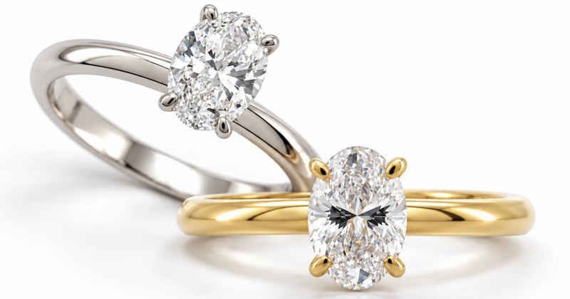 Diamante corte oval: el favorito que está conquistando los anillos de compromiso.