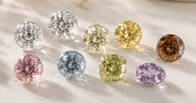 ¿Los diamantes tienen color?