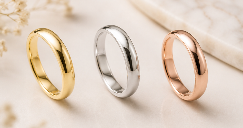 Oro amarillo, blanco o rosa: ¿cuál elegir para tus argollas?