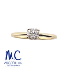 ANILLO DE COMPROMISO DIAMANTE NATURAL - B3548