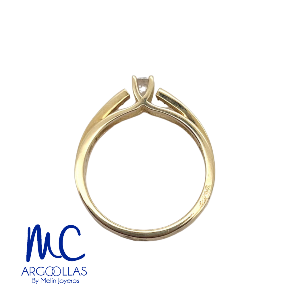 ANILLO DE COMPROMISO DIAMANTE NATURAL - B6482