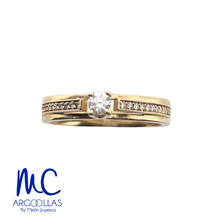 ANILLO DE COMPROMISO DIAMANTE NATURAL - B6482
