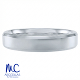 Argolla de matrimonio de oro amarillo 10k y 14k · 4 mm · estilo recto · acabado lustre · modelo F201954