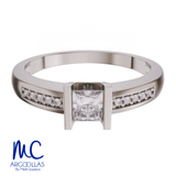 Anillo de compromiso de oro amarillo 10k y 14k · modelo FHJ717