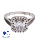 Anillo de compromiso de oro amarillo 10k y 14k · modelo FHJ746