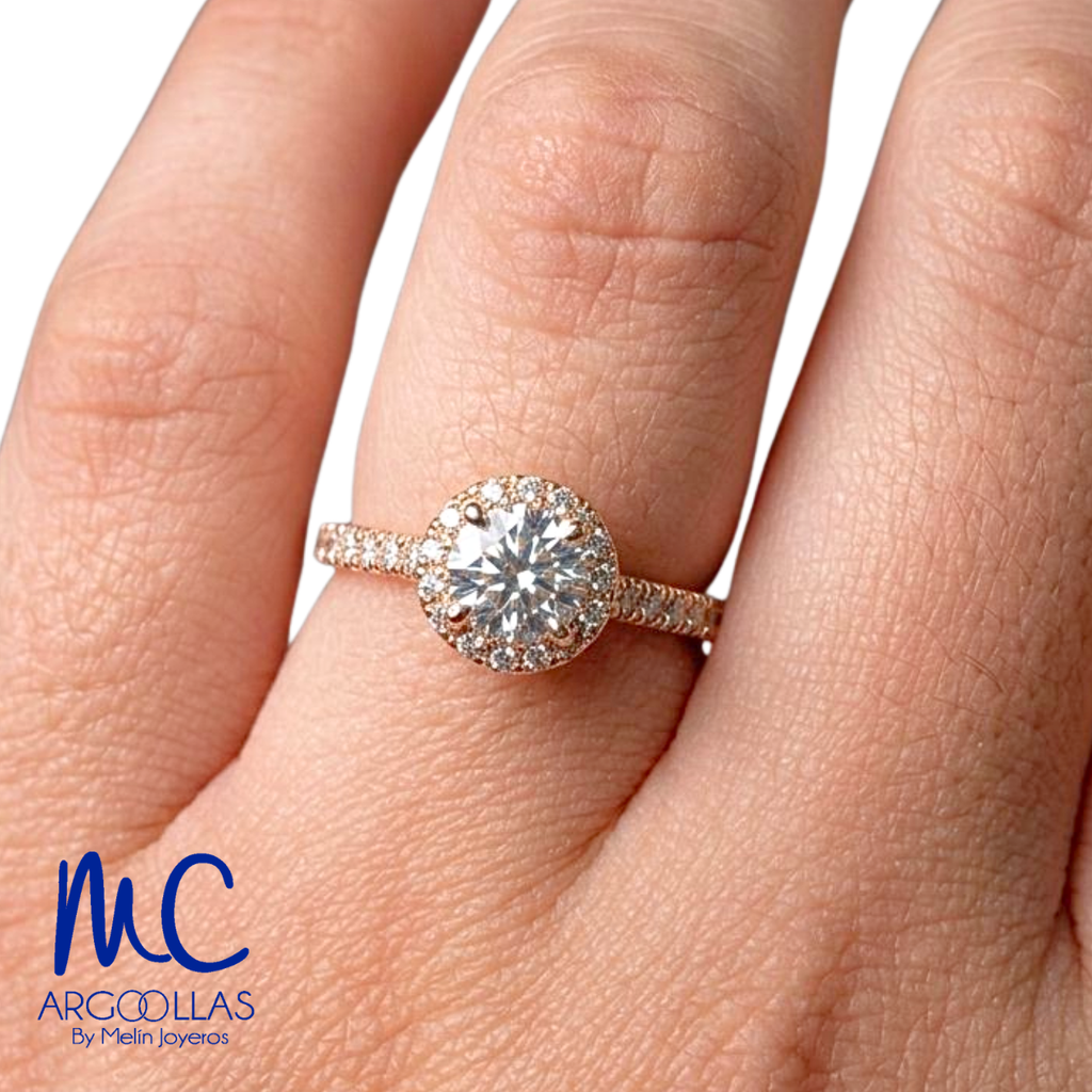 ANILLO DE COMPROMISO DIAMANTE DE LABORATORIO  - 626479287