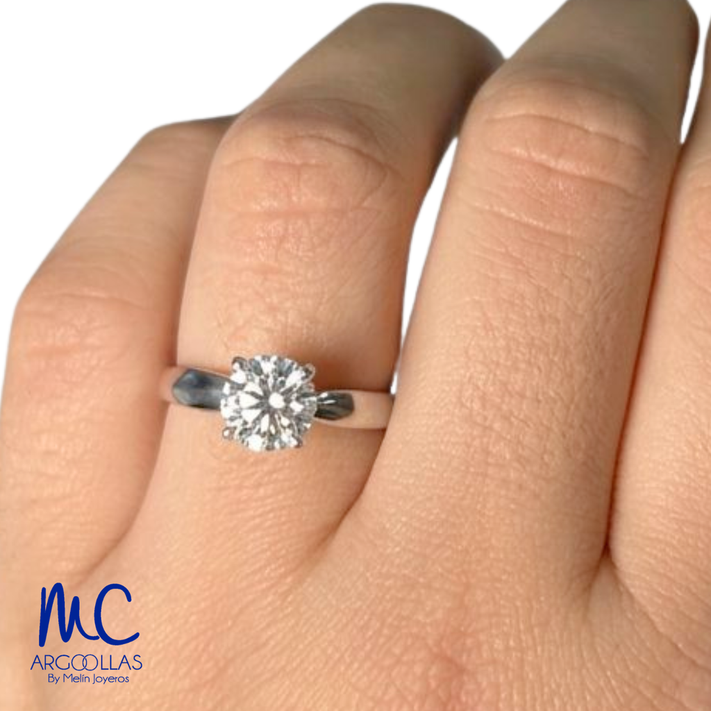 ANILLO DE COMPROMISO DIAMANTE DE LABORATORIO - 695503667