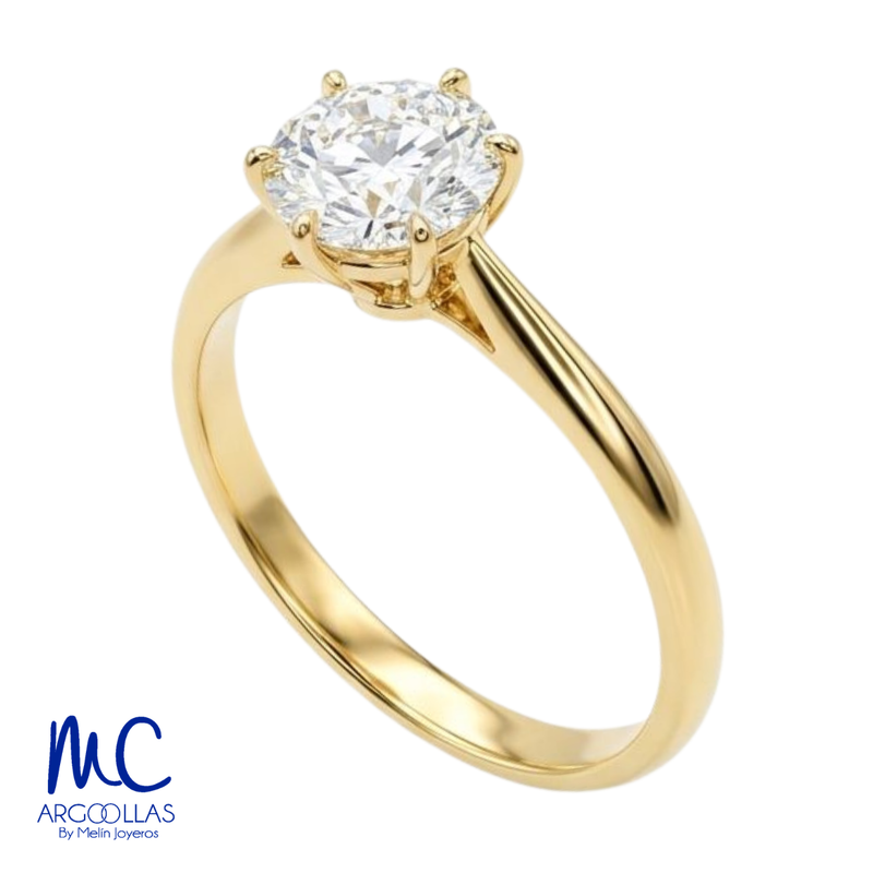 ANILLO DE COMPROMISO DIAMANTE DE LABORATORIO - 694595025
