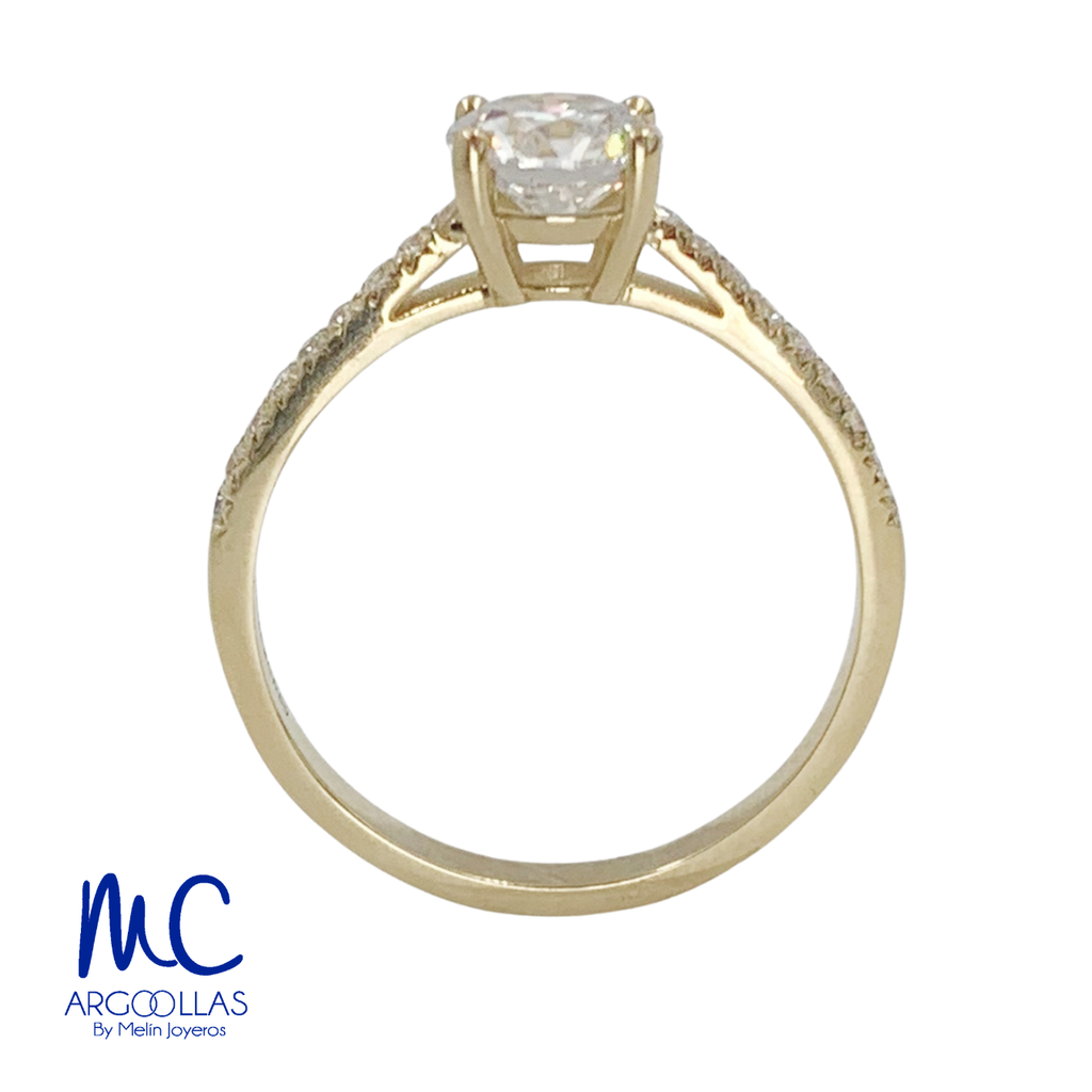 ANILLO DE COMPROMISO DIAMANTE DE LABORATORIO - 694595873