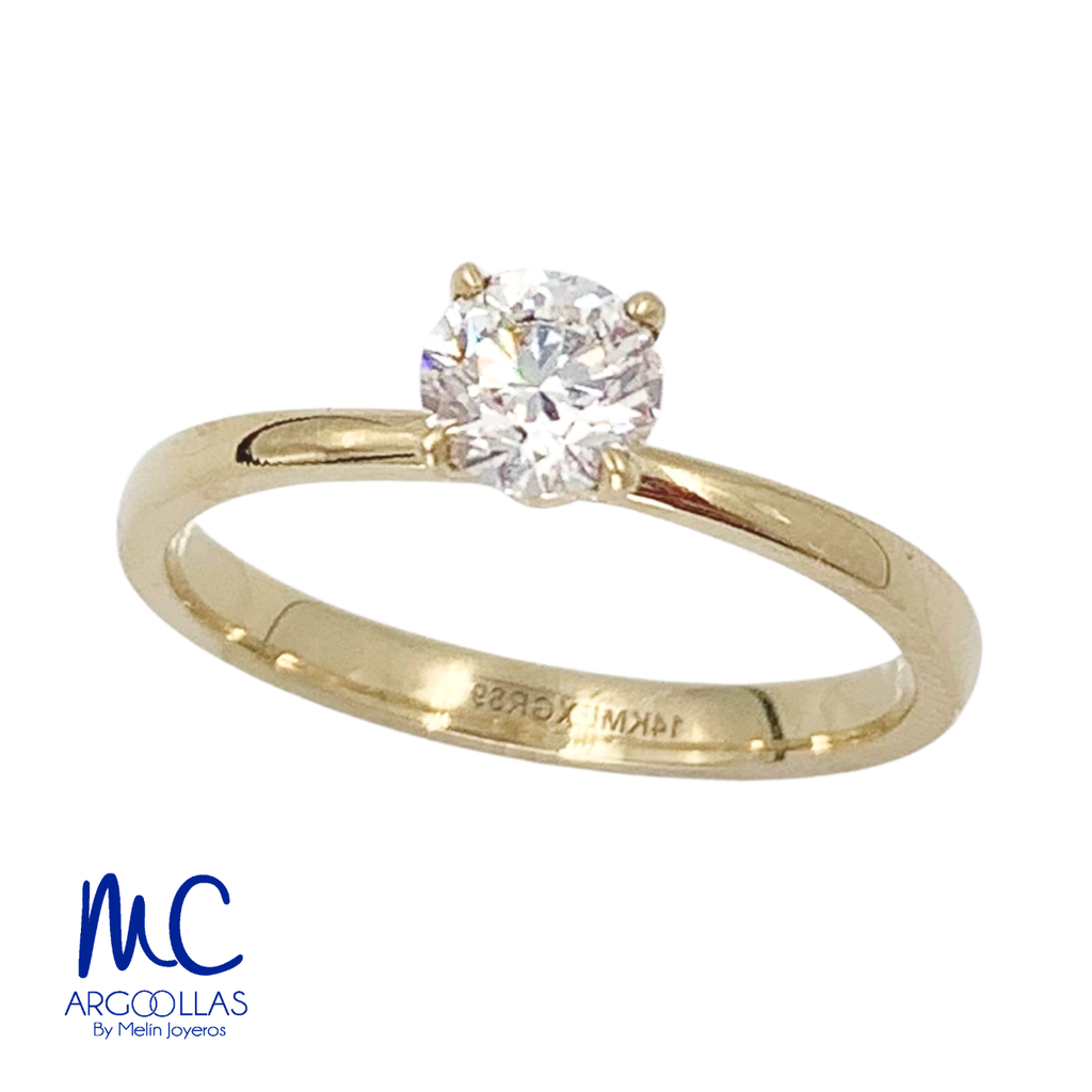 ANILLO DE COMPROMISO DIAMANTE DE LABORATORIO - 571395888