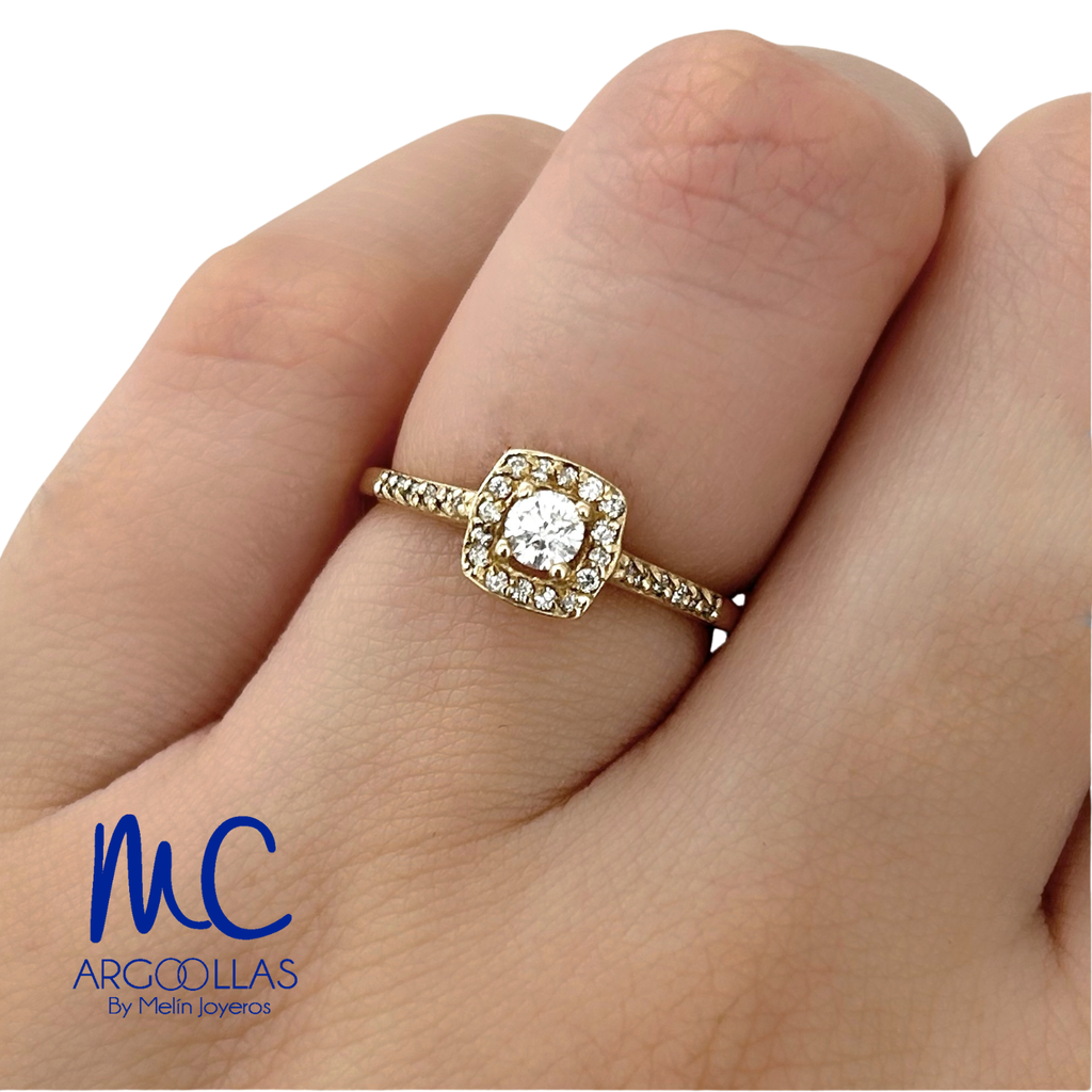 ANILLO DE COMPROMISO DIAMANTE NATURAL - B3095