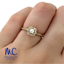 ANILLO DE COMPROMISO DIAMANTE NATURAL - B3095
