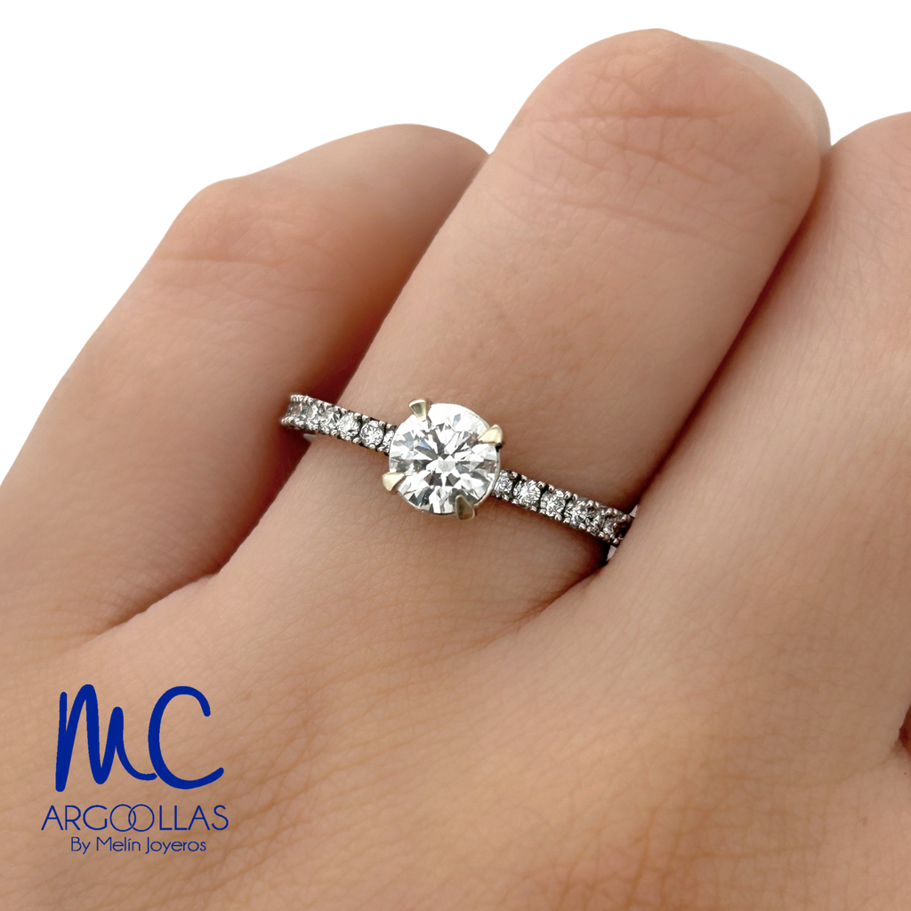 ANILLO DE COMPROMISO DIAMANTE DE LABORATORIO - 632438481