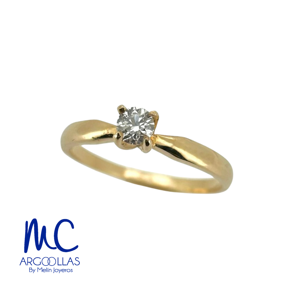 ANILLO DE COMPROMISO DIAMANTE NATURAL - 330
