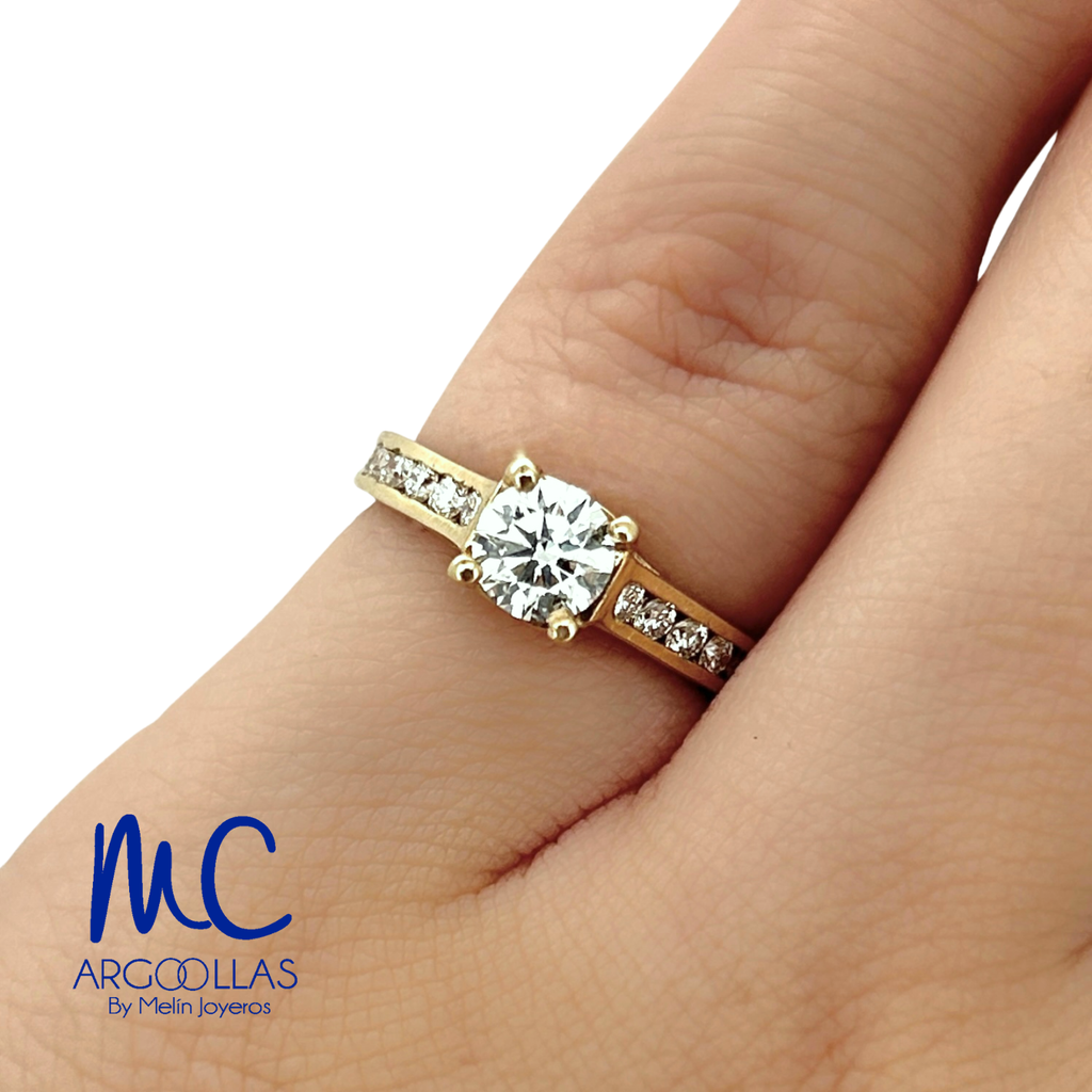 ANILLO DE COMPROMISO DIAMANTE DE LABORATORIO - 632432456