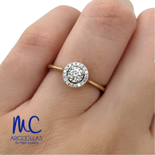 ANILLO DE COMPROMISO DIAMANTE NATURAL - SKR24148-25