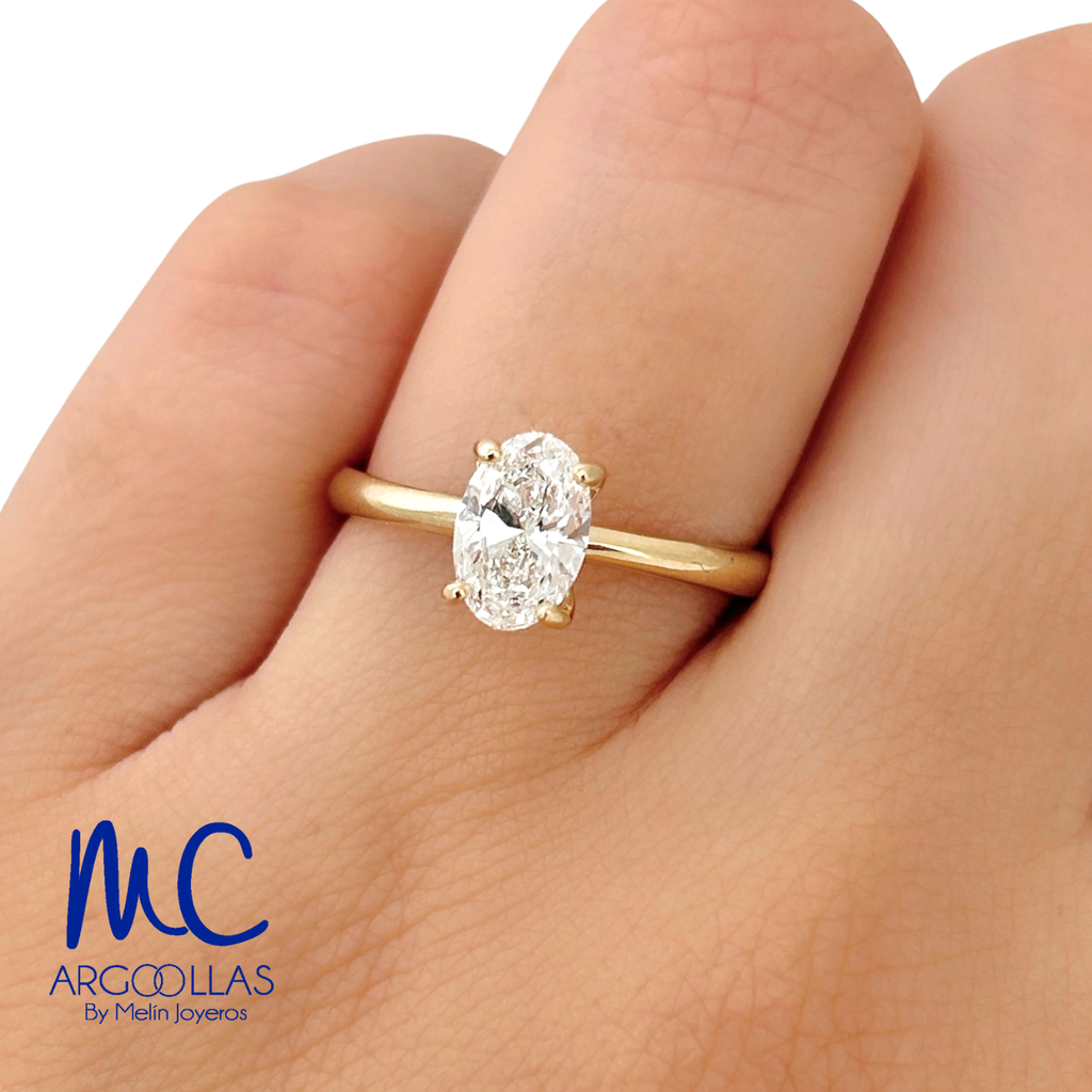 ANILLO DE COMPROMISO DIAMANTE DE LABORATORIO - 723564529