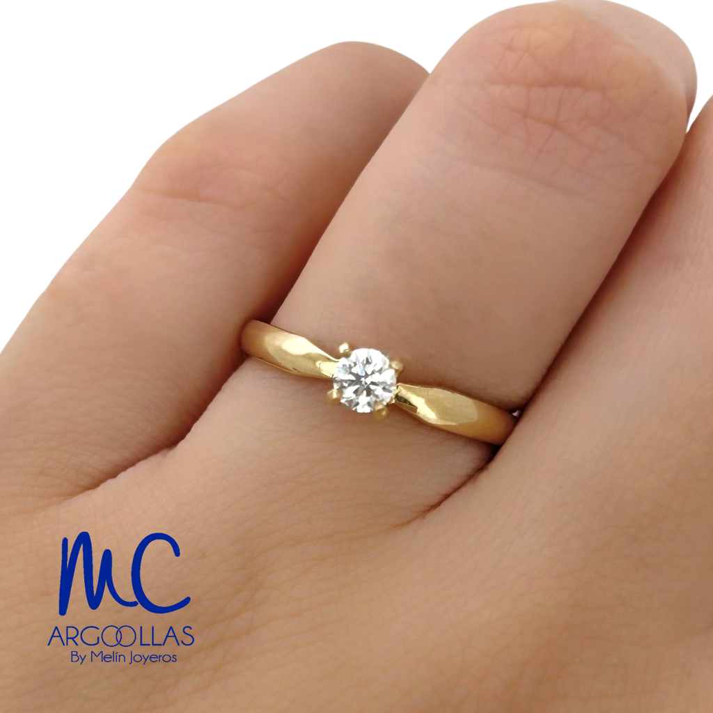 ANILLO DE COMPROMISO DIAMANTE NATURAL - P1
