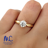 ANILLO DE COMPROMISO DIAMANTE DE LABORATORIO - 573310343