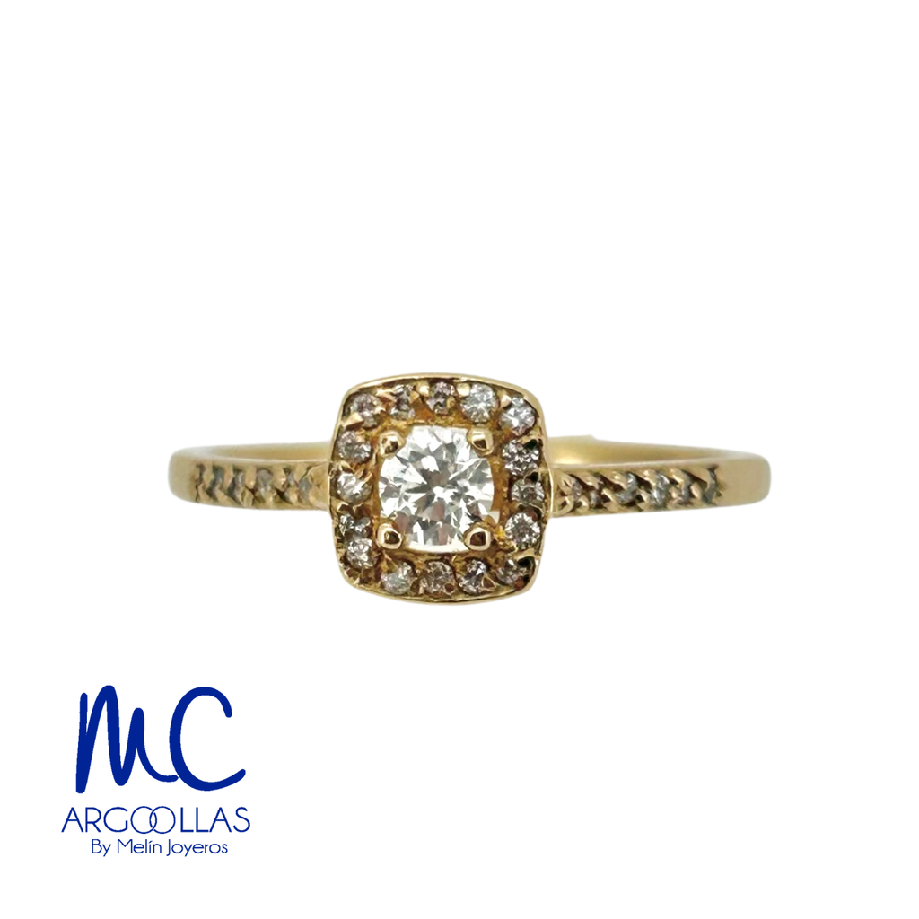 ANILLO DE COMPROMISO DIAMANTE NATURAL - B3095
