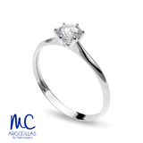 Anillo de compromiso de oro amarillo 10k y 14k · modelo G2269