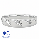 Argolla de matrimonio de oro amarillo 10k y 14k · 4 mm · estilo recto · acabado alto pulido – vista 2