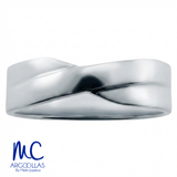 Argolla de matrimonio de oro amarillo 10k y 14k · 6 mm · estilo recto · acabado lustre · modelo F25986
