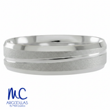 Argolla de matrimonio de oro amarillo 10k y 14k · 5 mm · estilo recto