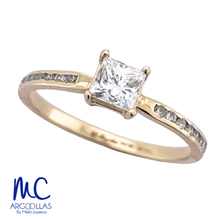 ANILLO DE COMPROMISO DIAMANTE NATURAL - F5503