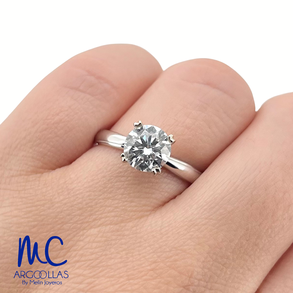 ANILLO DE COMPROMISO DIAMANTE DE LABORATORIO - 680511446