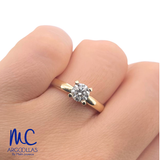 ANILLO DE COMPROMISO DIAMANTE DE LABORATORIO - 598359235