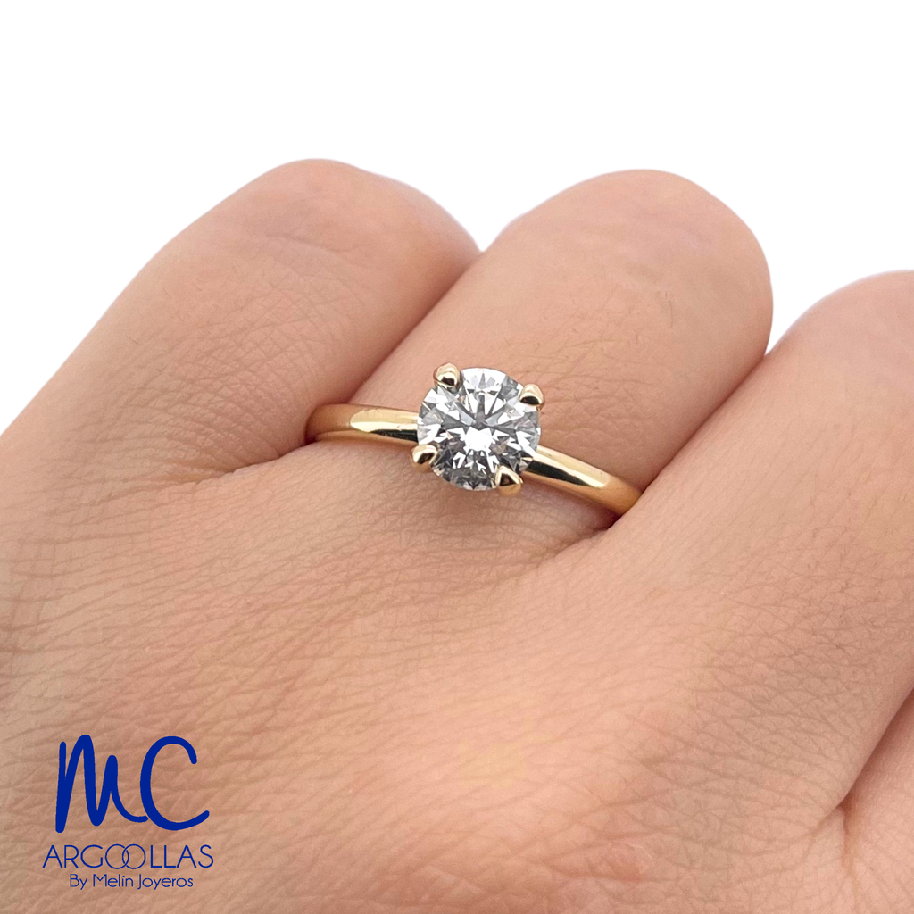ANILLO DE COMPROMISO DIAMANTE DE LABORATORIO - 678566920