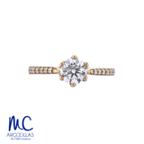 ANILLO DE COMPROMISO DIAMANTE DE LABORATORIO - 586374570