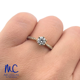 ANILLO DE COMPROMISO DIAMANTE DE LABORATORIO - 586374570