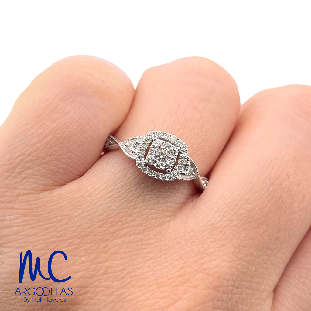 ANILLO DE COMPROMISO DIAMANTE NATURAL - SKR21993-50E