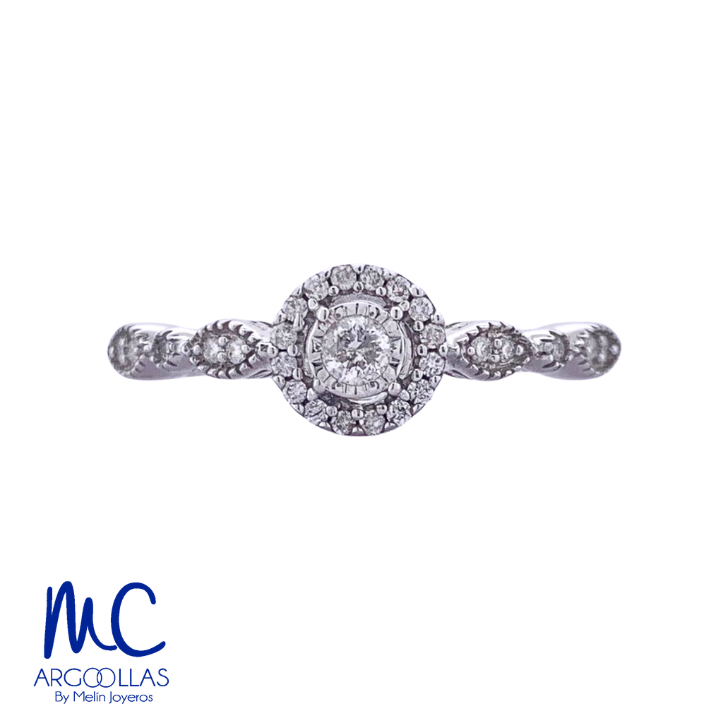 ANILLO DE COMPROMISO DIAMANTE NATURAL - SKR20973-15