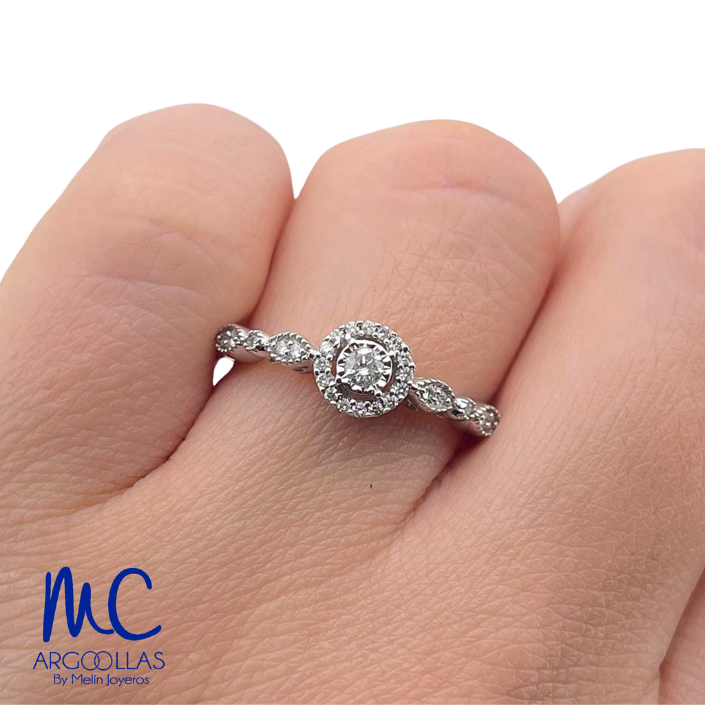 ANILLO DE COMPROMISO DIAMANTE NATURAL - SKR20973-15