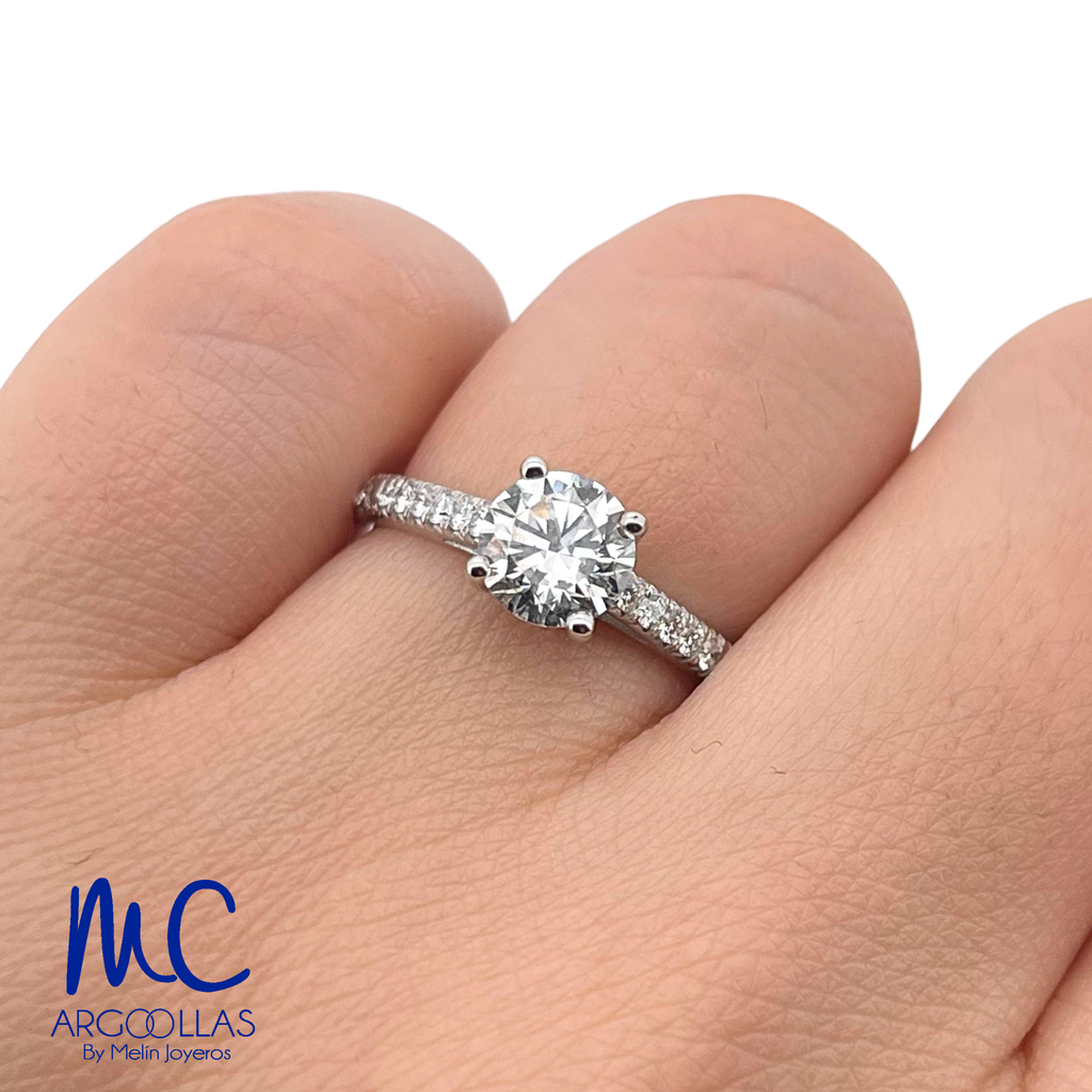 ANILLO DE COMPROMISO DIAMANTE DE LABORATORIO - 694595039