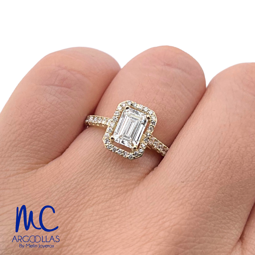 ANILLO DE COMPROMISO DIAMANTE DE LABORATORIO - 650419430