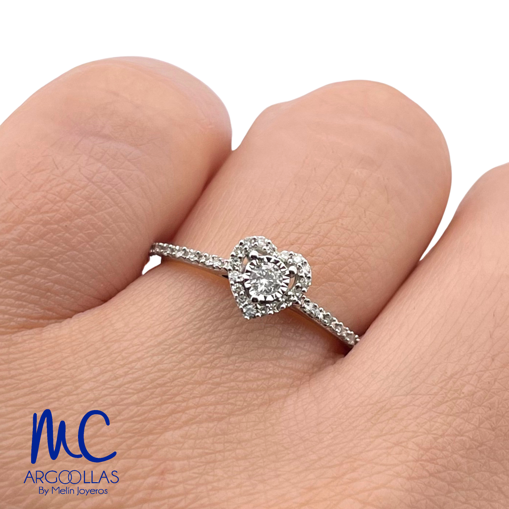 ANILLO DE COMPROMISO DIAMANTE NATURAL - SKR31439-15
