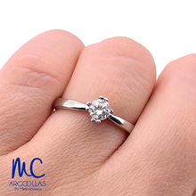 ANILLO DE COMPROMISO DIAMANTE NATURAL - F5269