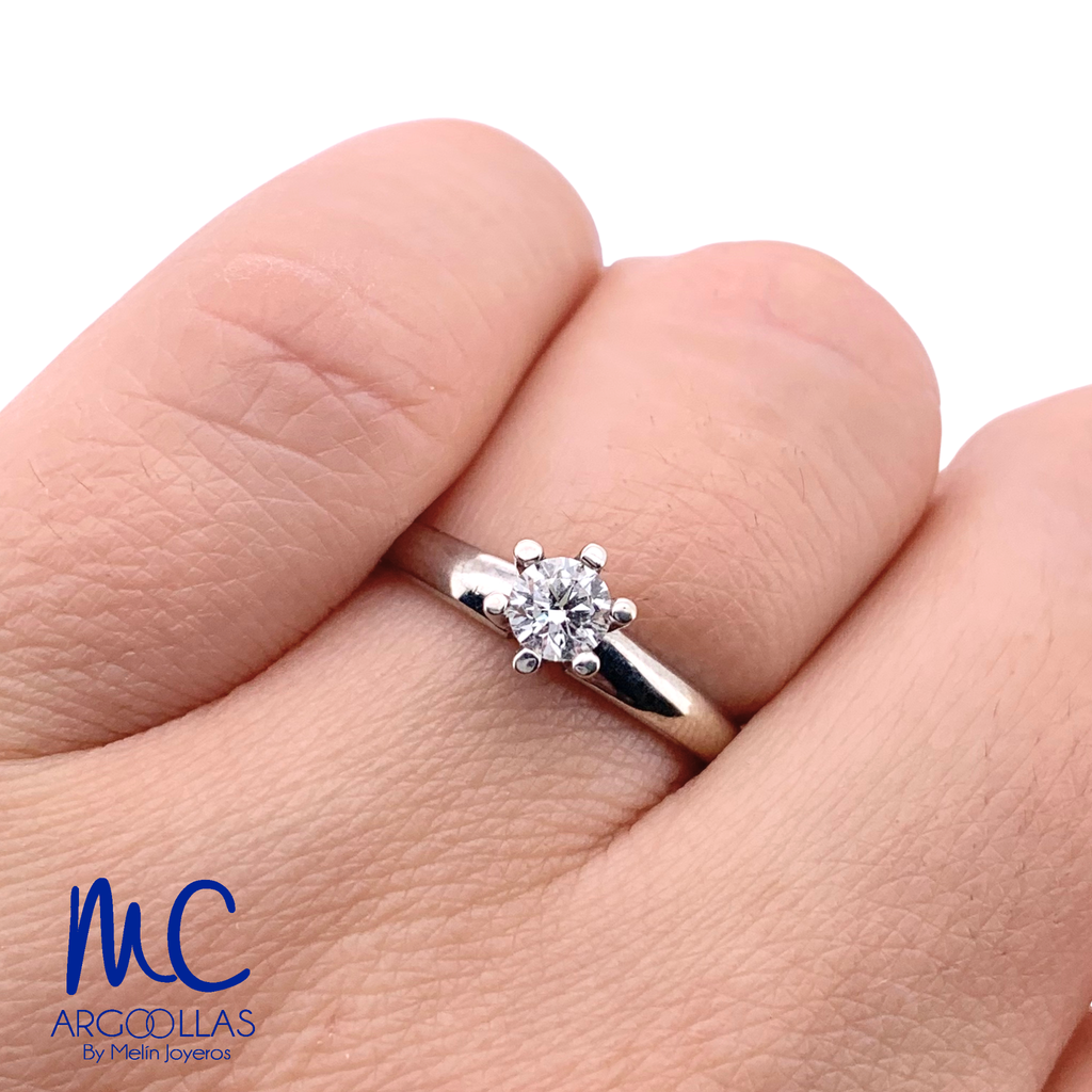 ANILLO DE COMPROMISO DIAMANTE NATURAL - F4908