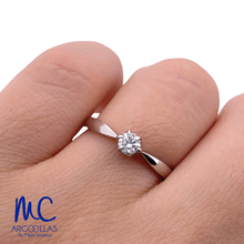 ANILLO DE COMPROMISO DIAMANTE NATURAL - F5651-25