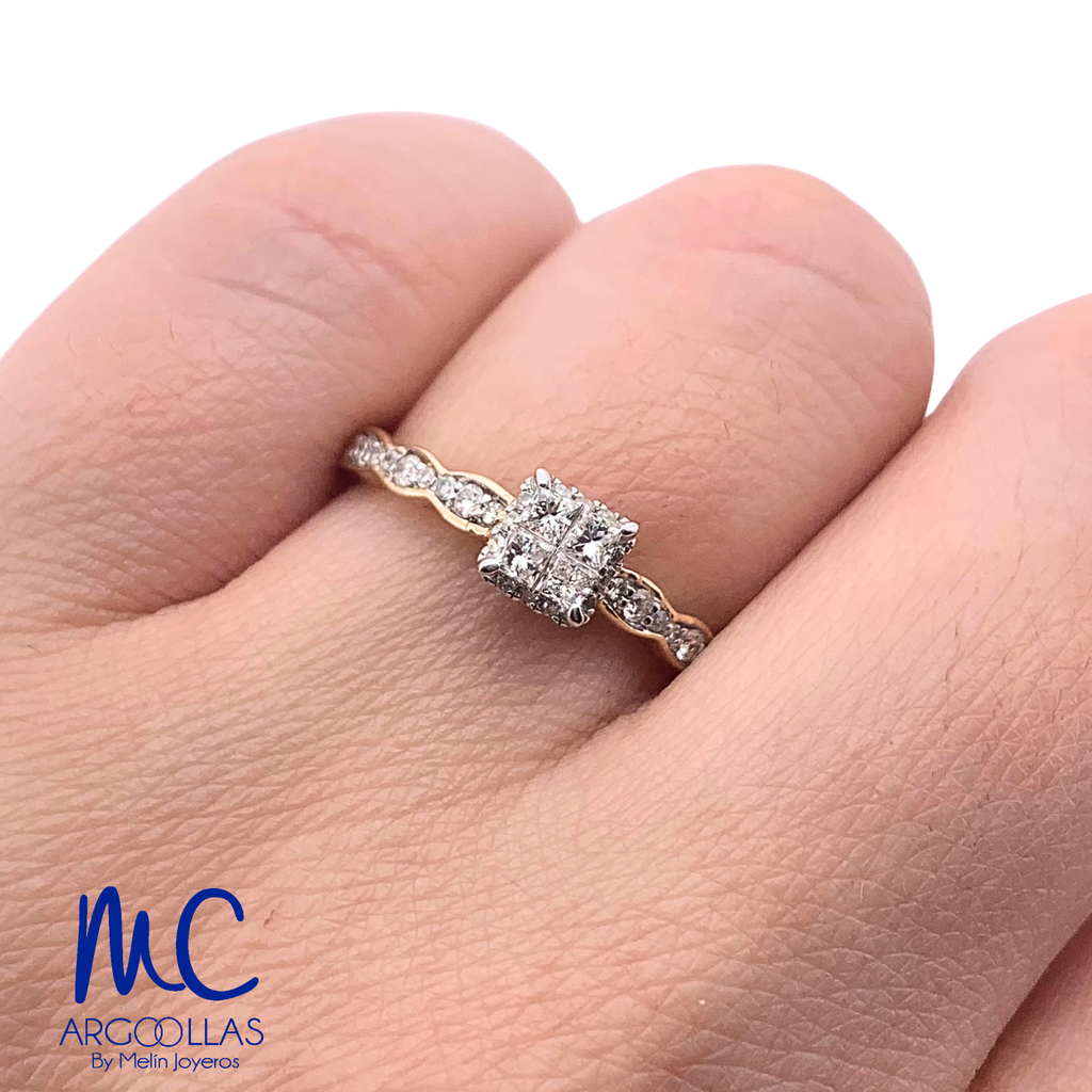 ANILLO DE COMPROMISO DIAMANTE NATURAL - SKR37588-33