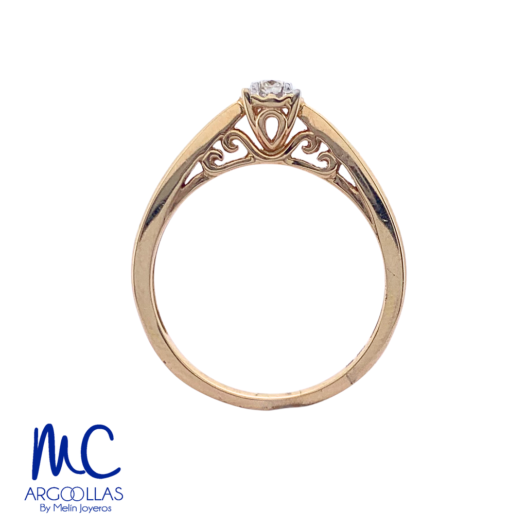 ANILLO DE COMPROMISO DIAMANTE NATURAL - SKR35557-08