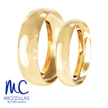 ARGOLLA DE MATRIMONIO - LUSTRES 6MM Y 4MM