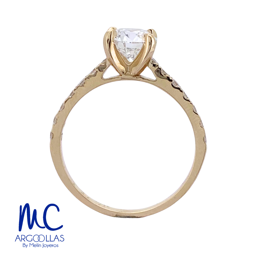 ANILLO DE COMPROMISO DIAMANTE DE LABORATORIO - 651425730