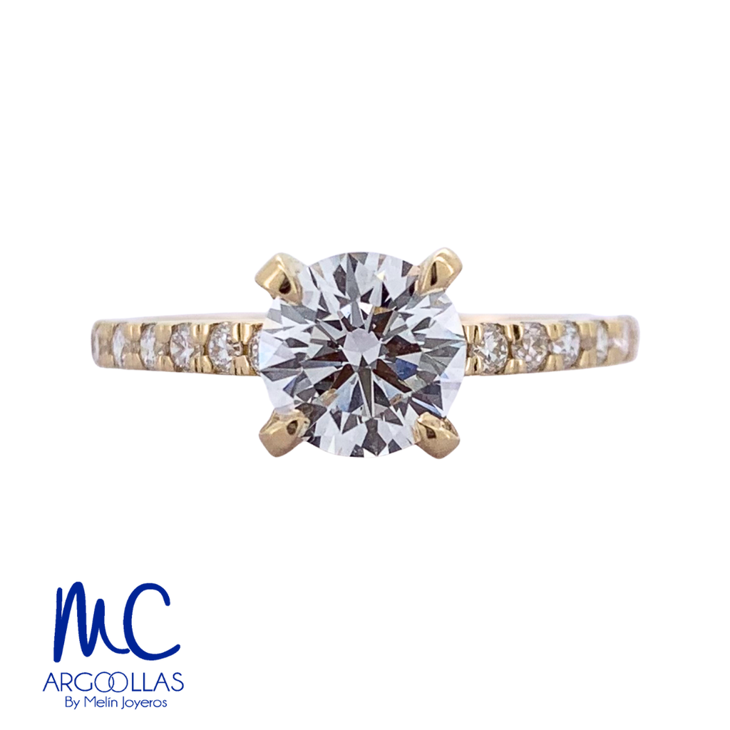 ANILLO DE COMPROMISO DIAMANTE DE LABORATORIO - 651425730