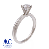 Anillo de compromiso de oro amarillo 10k y 14k · modelo F8555-100